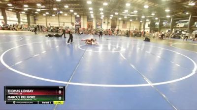 130 lbs Rd# 7- 10:45am Saturday Final Pool - Thomas Lidnsay, Team Ohio vs Marcus Killgore, Aggression Legionaries