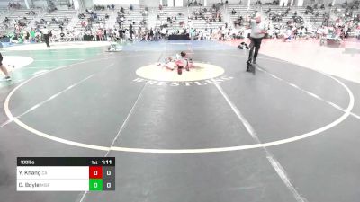 100 lbs Rr Rnd 2 - Yaleen Khang, Combat Athletics Girls vs Olivia Boyle, Misfits Girls Wrestling