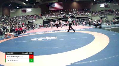 Quarterfinal - Keaton Smith, Bear River vs Wyatt Greenhalgh, Cedar City