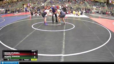 222 lbs Quarterfinals (8 Team) - Bowen Johnson, La Pine vs Devon Sturgell, Warrenton