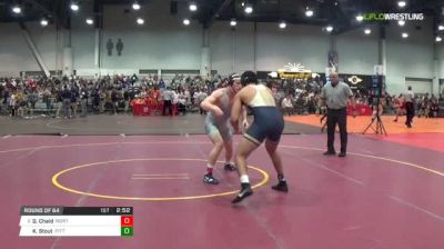 197 lbs Round of 64 - Danny Chaid, North Carolina vs Kellan Stout, Pitt