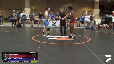 145 lbs Cons. Round 2 - Lester Brown, MO vs Zachary Davidson, MN