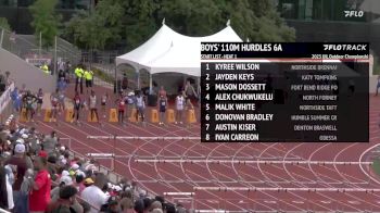 High School Boys' 110m Hurdles 6A