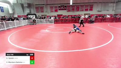 118 lbs Consi Of 8 #1 - Quinn Speek, Granby vs Victoria Montero Batista, Bos Latin Academy