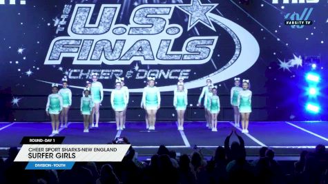 Cheer Sport Sharks-New England - Surfer Girls [2024 L1 Youth Day 1] 2024 The U.S. Finals: Worcester