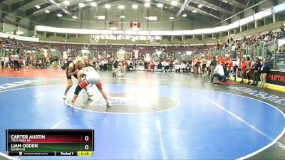 145 lbs Cons. Round 3 - Carter Austin, Troy Area Hs vs Liam Ogden, Elmira HS