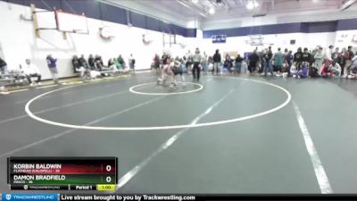 157 lbs 7th Place Match - Korbin Baldwin, Flathead (Kalispell) vs Damon Bradfield, Pasco