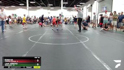 76 lbs Round 2 (8 Team) - Liam Arroyo, Warhawks vs Evan Ha, Cordoba Trained