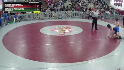 175 lbs Quarterfinal - Aaron Coverdell, Shadow Ridge vs Jonas Charfauros, Green Valley