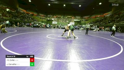 192 lbs Round Of 16 - Ross Cinfel, Clovis North vs Jacob Carvalho, El Diamante