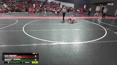 78 lbs Quarterfinal - Bennett Jenkins, Kaukauna vs Levi Werner, Askren Wrestling Academy