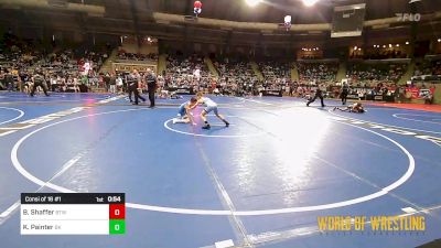 80 lbs Consi Of 16 #1 - Braxton Shaffer, Burnett Trained Wrestling vs Kagan Painter, Bad Karma