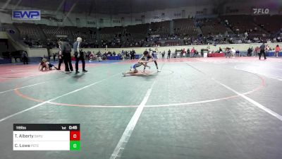 118 lbs Consi Of 4 - Tucker Alberty, Sapulpa vs Christian Lowe, Poteau