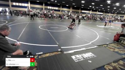 73 lbs Consi Of 8 #2 - Lucas Nix, Juggernaut WC vs Danil Litvinov, Savage House WC