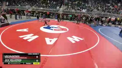 78 lbs Cons. Round 3 - Jack Williamson, Douglas Wrestling Club vs Levi Kilpatrick, Wyoming Underground Wrestling