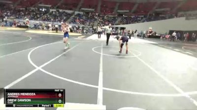 3A-106 lbs Quarterfinal - Drew Dawson, Glide vs Andres Mendoza, Jefferson