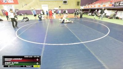 174-175 lbs Round 3 - Emery Slater, North Dakota vs Brooks Loosvelt, Nebraska