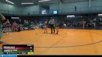 110 lbs Round 7 (10 Team) - BRYNNA KEYS, Alabama Elite Black&nbsp; vs Gabriella Cook, Alpha Elite
