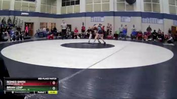 132 lbs Placement (4 Team) - Romeo Smith, Center Grove vs Brian Leap, Franklin Community