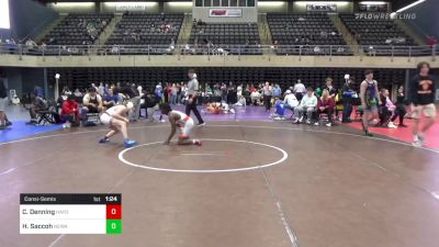 118 lbs Consolation - Cole Denning, Hayden Hts vs Haji Saccoh, Newark