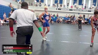 130 lbs Semis & 1st Wrestleback (8 Team) - Adrian Day, Florida Punishers vs Eli Schafer, Georgia United