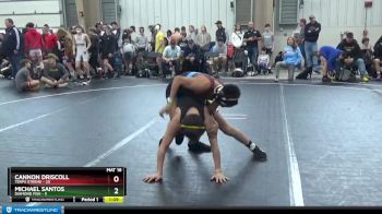 96 lbs Round 2 (8 Team) - Michael Santos, Diamond Fish vs Cannon Driscoll, Terps Xtreme
