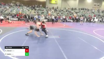 172 lbs Round Of 16 - Kelan Stever, San Clemente vs Parker Webb, Silver State Wr Ac