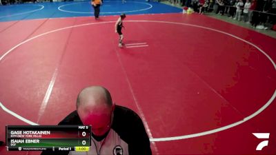 60 lbs Cons. Semi - Isaiah Ebner, DGF vs Gage Hotakainen, NYM (New York Mills)