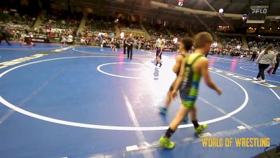 75 lbs Quarterfinal - Bronc Sumpter, Vian Wrestling Club vs Caiden Deaguero-scott, Adams City Wrestling Club