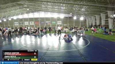 58 lbs Cons. Round 2 - Owen Boyle, Bear Cave Wrestling Club vs Joshua Sawyer, Mat Demon Wrestling Club