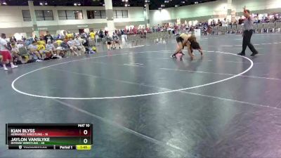 195 lbs Round 4 (6 Team) - Kian Blyss, Hernando Wrestling vs Jaylon Vanslyke, Intense Wrestling