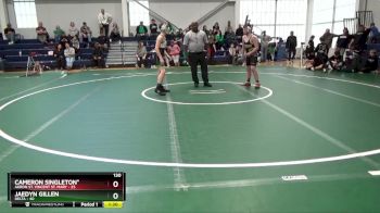 130 lbs Round 5 (6 Team) - Jaedyn Gillen, Delta vs Cameron Singleton*, Akron St. Vincent St. Mary