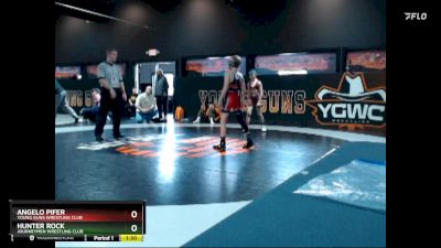 78 lbs Round 5 - Hunter Rock, Journeymen Wrestling Club vs Angelo Pifer, Young Guns Wrestling Club