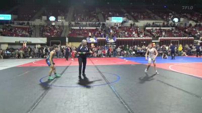 86 lbs Champ. Round 1 - Beckham Kinsey, Butte Wrestling Club vs Hayden Wambolt, Billings Wrestling Club