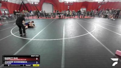 165 lbs Quarterfinal - Barrett Ruis, Sussex Sabercats Wrestling Club vs Zaender Schoenebeck, Wisconsin