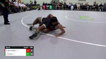 132 lbs Round 3 (6 Team) - Joel Brown, Dynasty vs Aldo Hernandez, Combat Athletics