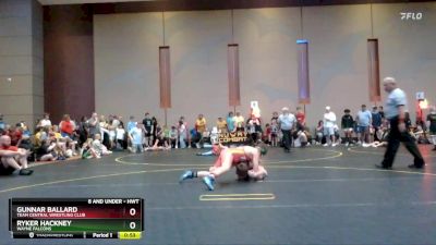 Quarterfinal - Gunnar Ballard, Team Central Wrestling Club vs Ryker Hackney, Wayne Falcons