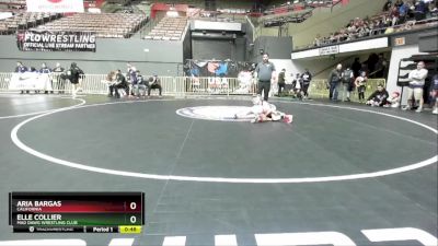 67 lbs Cons. Round 3 - Aria Bargas, California vs Elle Collier, Mad Dawg Wrestling Club