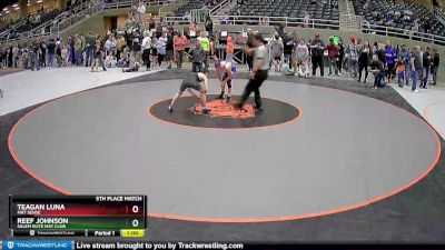 82 lbs 5th Place Match - Reef Johnson, Salem Elite Mat Club vs Teagan Luna, Mat Sense