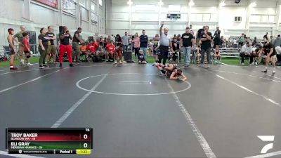 76 lbs Round 3 (8 Team) - Eli Gray, Meridian Maniacs vs Troy Baker, Glasgow WA