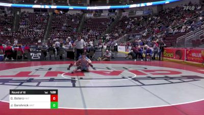 121 lbs Round Of 16 - Gauge Botero, Faith Christian vs Josef Garshnick, United