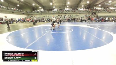 75 lbs Cons. Round 4 - Brendan Horman, Fox Wrestling Club-AAA vs Maverick Stevenson, Chillicothe Wrestling Club-AAA