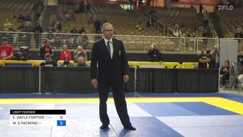 ELIZABETH GAYLE FORTIER vs MERCEDES S PAZMINO 2024 Pan Jiu Jitsu IBJJF Championship