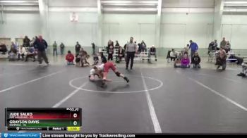92 lbs Round 7 (8 Team) - Grayson Davis, Rampage vs Jude Salko, Mat Assassins