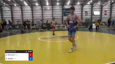 57 kg Consi Of 16 #2 - Antonio Mininno, Pennsylvania RTC vs Sean Spidle, Chippewa Wrestling Club