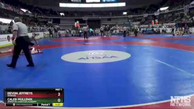 1A-4A 160 Quarterfinal - Devon Jeffreys, Deshler vs Caleb Mullenix, American Christian Academy