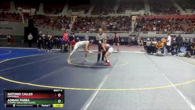 D2-165 lbs Cons. Semi - Adrian Parra, Flowing Wells High School vs Antonio Calles, Centennial