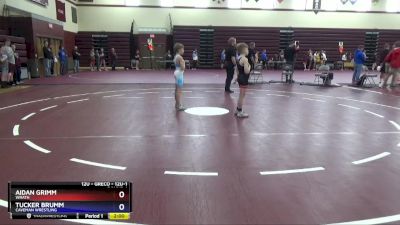 12U-1 lbs Round 1 - Aidan Grimm, Wrath vs Tucker Brumm, Caveman Wrestling