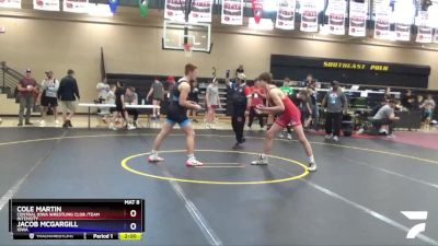 152 lbs Semifinal - Cole Martin, Central Iowa Wrestling Club /Team Intensity vs Jacob McGargill, Iowa