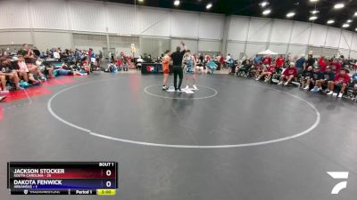 120 lbs Round 1 (6 Team) - Jackson Stocker, South Carolina vs Dakota Fenwick, Arkansas